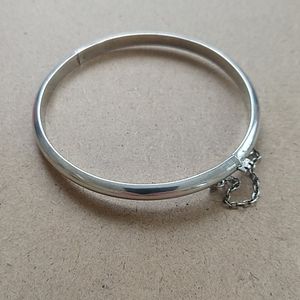 Sterling silver bangle bracelet